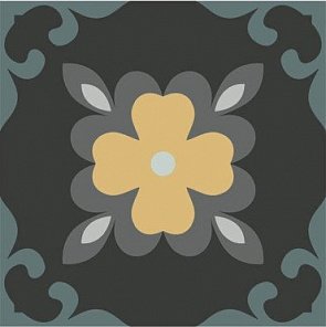 Керамогранит Dahlia NIGHT (15x15) купить в интернет магазине Artisan.ru