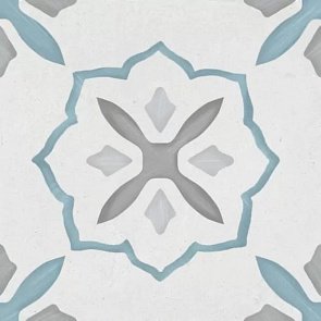 Керамогранит Sirocco Blue Cross 22.3x22.3 купить в интернет магазине Artisan.ru