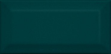 Керамическая плитка Клемансо зелёный тёмный грань 7.4x15 16059 купить в интернет магазине Artisan.ru