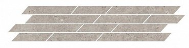 T036/SG6537 Риккарди мозаичный серый светлый матовый 46,8x9,8x0,9 керам.декор купить в интернет магазине Artisan.ru