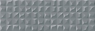 Керамическая плитка Cromatica Kleber Antracita Brillo 25x75 купить в интернет магазине Artisan.ru