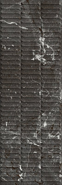 KM3090B0170R Тубкаль чёрный глянцевый структура обрезной 30x89,5x1,05 керамическая плитка купить в интернет магазине Artisan.ru