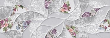 Керамическая плитка Malwiya Grey Floris 24.2x70 506961101 купить в интернет магазине Artisan.ru