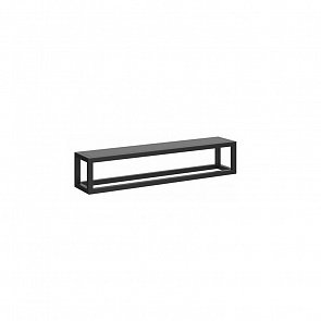 PL.N.sh.55/BLK Полка Plaza Next/Плаза Некст подвесная 55, черная матовая купить в интернет магазине Artisan.ru