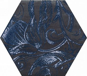 Керамогранит Esagona Fuoridamasco Blu S/6 24x27.7 1073735 купить в интернет магазине Artisan.ru