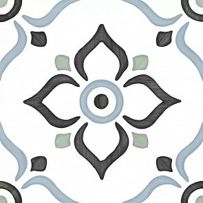 Керамогранит Tanger Blue Garden 12.3x12.3 купить в интернет магазине Artisan.ru