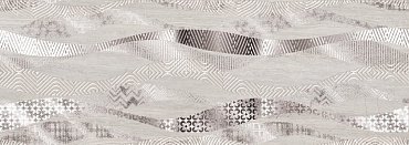 Керамическая плитка Trevi Decor Grey Onda 25.1x70.9 587672001 купить в интернет магазине Artisan.ru