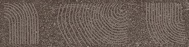KMB2TGL007BR Руссильон коричневый тёмный матовый обрезной 30x7,2x0,9 бордюр купить в интернет магазине Artisan.ru