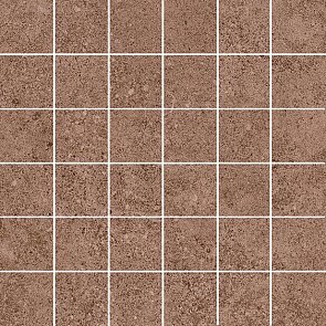 KMD2MSA014BR Руссильон мозаичный коричневый матовый обрезной 30x30x0,9 декор купить в интернет магазине Artisan.ru