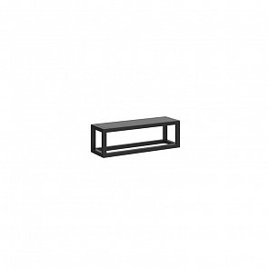 PL.N.sh.35/BLK Полка Plaza Next/Плаза Некст подвесная 35, черная матовая купить в интернет магазине Artisan.ru