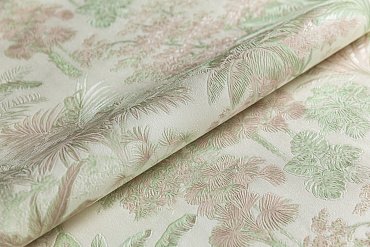 Обои виниловые Оазис мотив, бежевый, зелёный купить в интернет магазине Artisan.ru