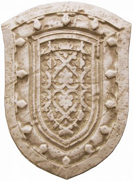 Керамическая плитка Inserto Blason Crema 17x23 купить в интернет магазине Artisan.ru
