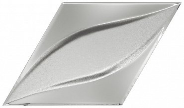 Керамическая плитка Diamond Blend Silver Laser Glossy 15x25.9 218348 купить в интернет магазине Artisan.ru